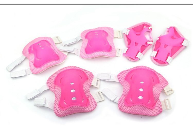 Protezioni per il polso del gomito del ginocchio da equitazione per motociclette 6 pezzi Set protezioni per gambe in scatola ad alta elasticità per alpinismo all'aperto per biciclette: Beige