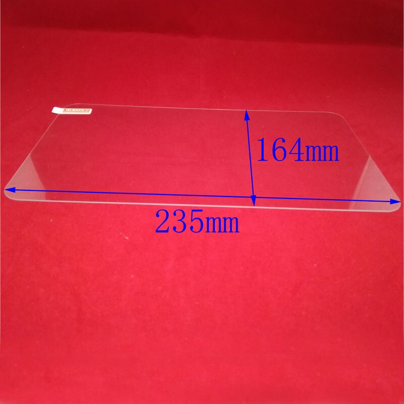 Myslc Universal Tempered Glass Film Screen Protector for 10" 10.1" inch tablet: 235x164mm
