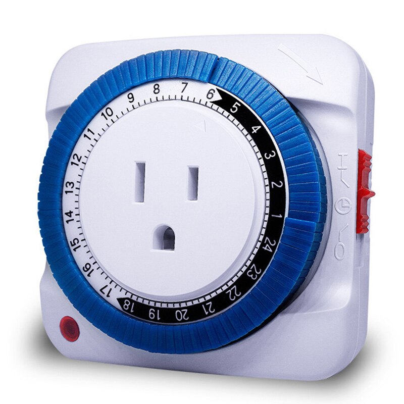 24 Hours Mechanical Timer Socket Switch Electrical Wall AC Outlet Timer Home Use Timer Socket-30