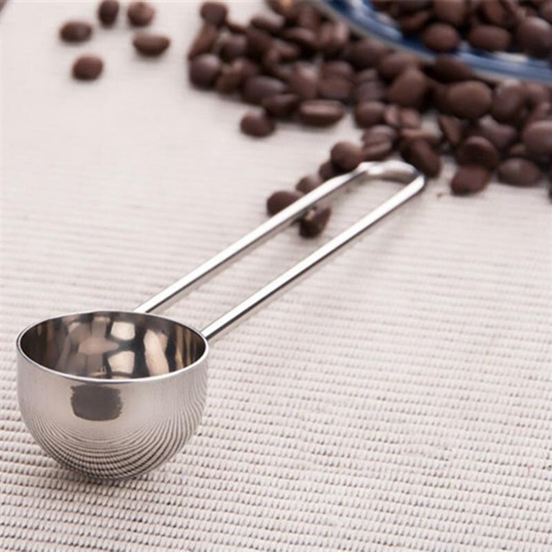 Rvs Koffie Thee Spice Maatlepel Scoop Lange Steel Lepel Roeren