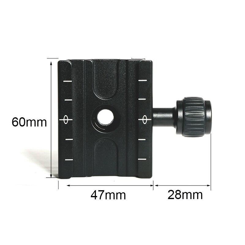 Camera clamp tripod clamp quick release clamp ball head RRS compatible adapter mount holder bracket for Arca dslr QR60 PU60 QR50