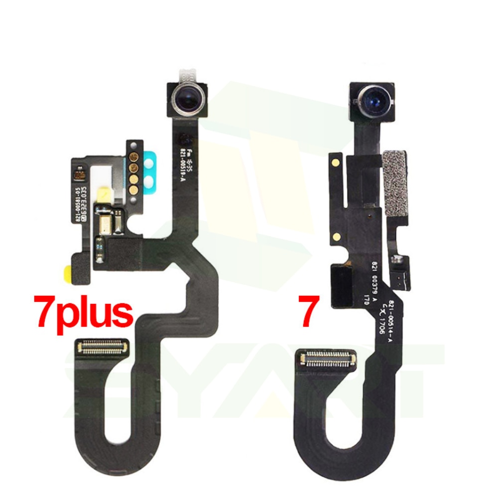 Original Front Camera For iPhone 6 7 8 7Plus Lens Flex Cable Front Camera Replacement parts Proximity Light Sensor For iphone7