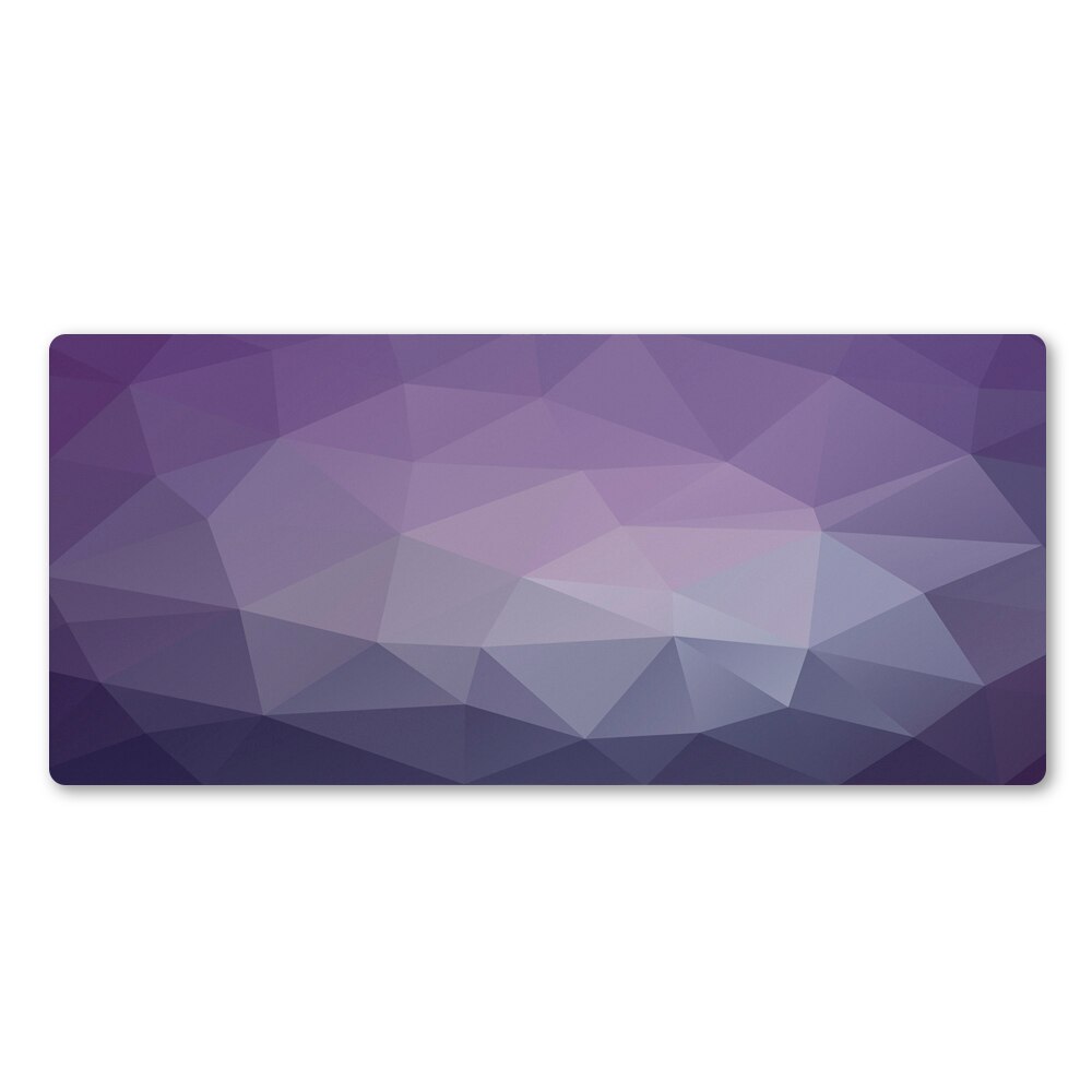 Cor personalidade criativa ilusória do jogo mouse pad personalizado roxo teclado de desktop caixa de bloqueio grande almofada lavável almofada de borracha