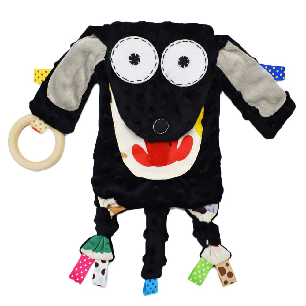 Baby Plüsch Spielzeug Puppe Beschwichtigen Handtuch Weichen Rinder Schwein Löwe Elefant Tier Spielzeug Säuglingsmarionettenpuppen Mit Gummi Ring Kinder Junge mädchen neue