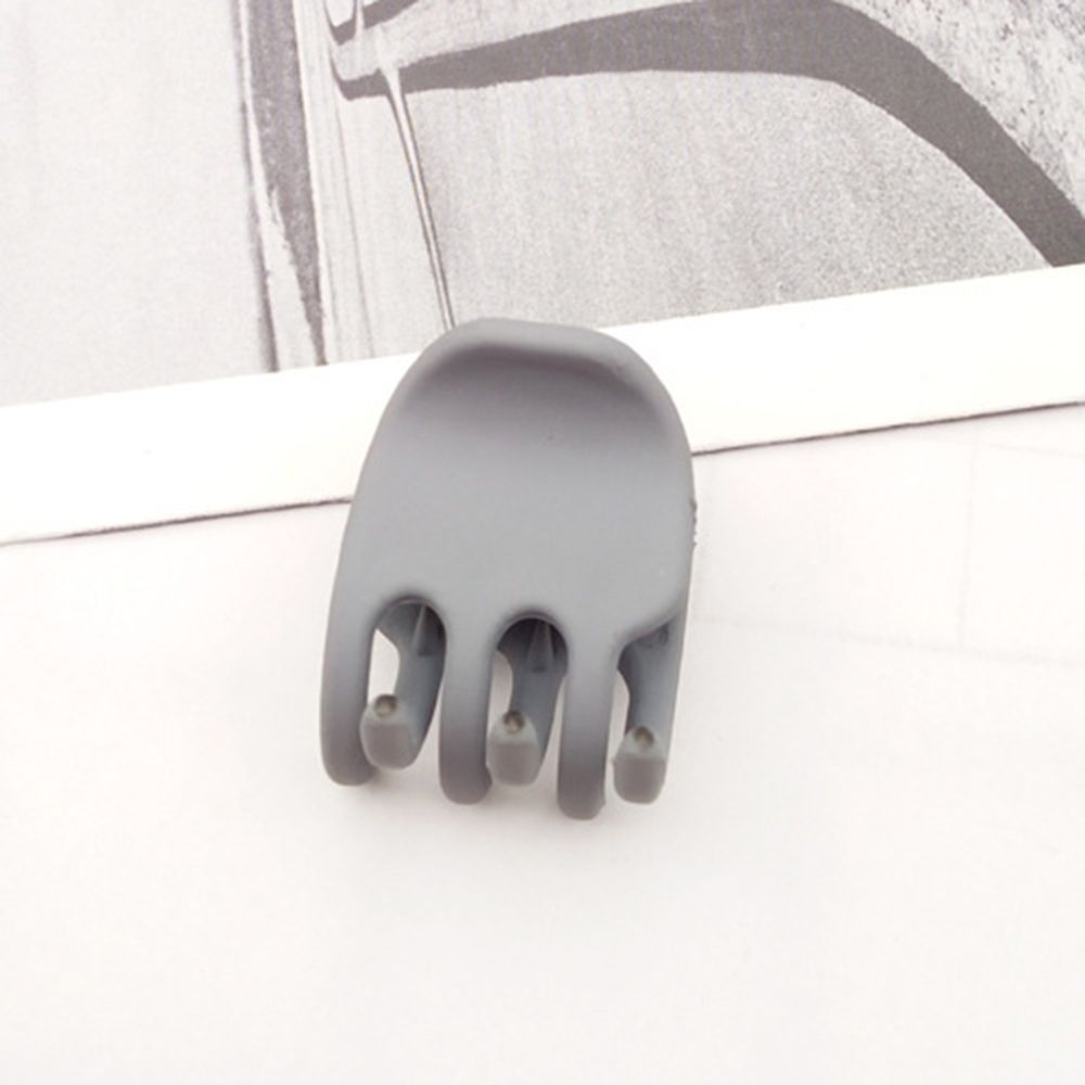 Mini Haar Klauw Clips Voor Meisjes En Vrouwen, kleine Haar Clips Pins Klemmen Non Slip Tiny Plastic Jaw Clips Haarspeld: Grey
