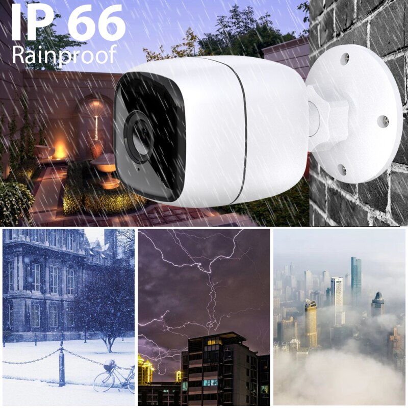 Outdoor Waterproof Camera 1080P HD Enhanced Imaged Wide Dynamic 3D Noise Reduction Smart Wifi Network Wireless Camera