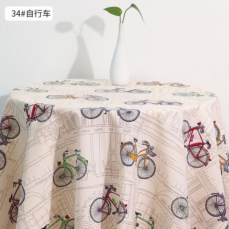 Polyester Katoen Dieren Cartoon Print Canvas Stof Voor Huisdecoratie Foto Achtergrond Doek W300022: 34 / 50X70cm small piece