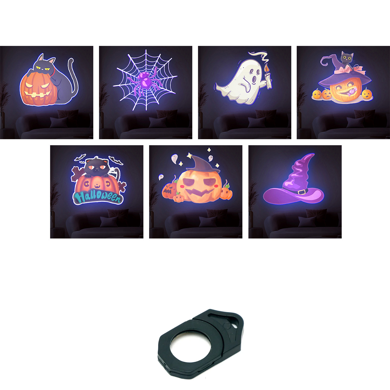 Planeettaprojektiolamppu 16 filmiarkilla valokuva maa aurinko galaksi led-valo halloween-projektori uutuus tunnelma valojuhlat: Punainen