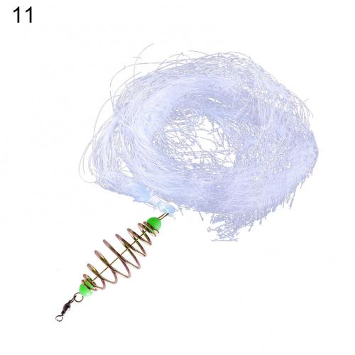 Nylon Fish Net Mesh Trapper Metal Spring Hook Shoal Netting Fishing Gear Tackle: 11
