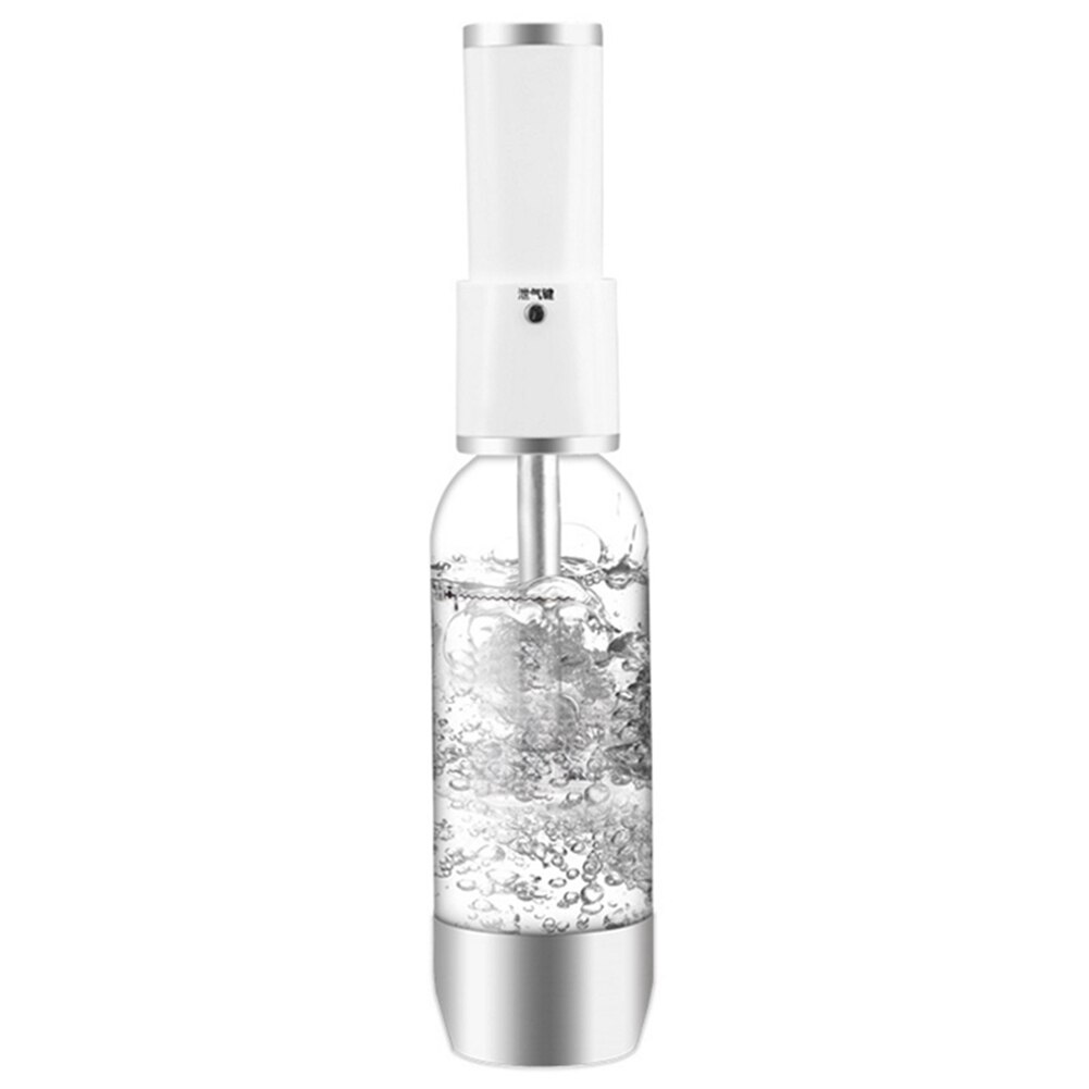 Draagbare bron bruisend water maker, draagbare 1000 ml bruiswater maker handvat bubble soda machine soda crème fles dispenser voor doe-het-zelf drankjes