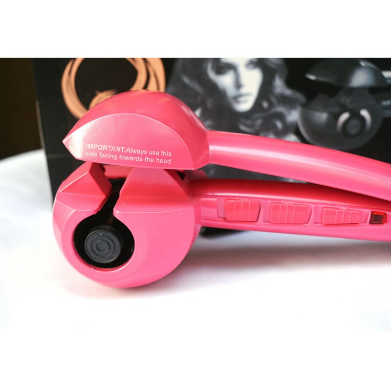 Rizador de pelo automático para mujer, rollo de Caracol eléctrico, artefacto para cabello rizado, herramientas de estilismo de cabello mágico