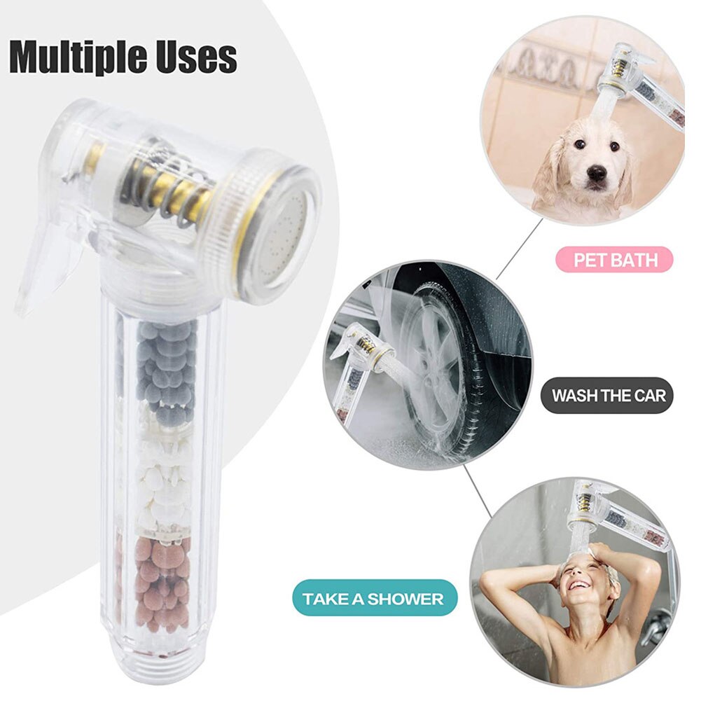 Luier Huisdieren Douche Water Saving Handheld Wc Spuit Hoofd Badkamer Draagbare Ionische Filter Thuis Hoge Druk Bidet Onderdelen