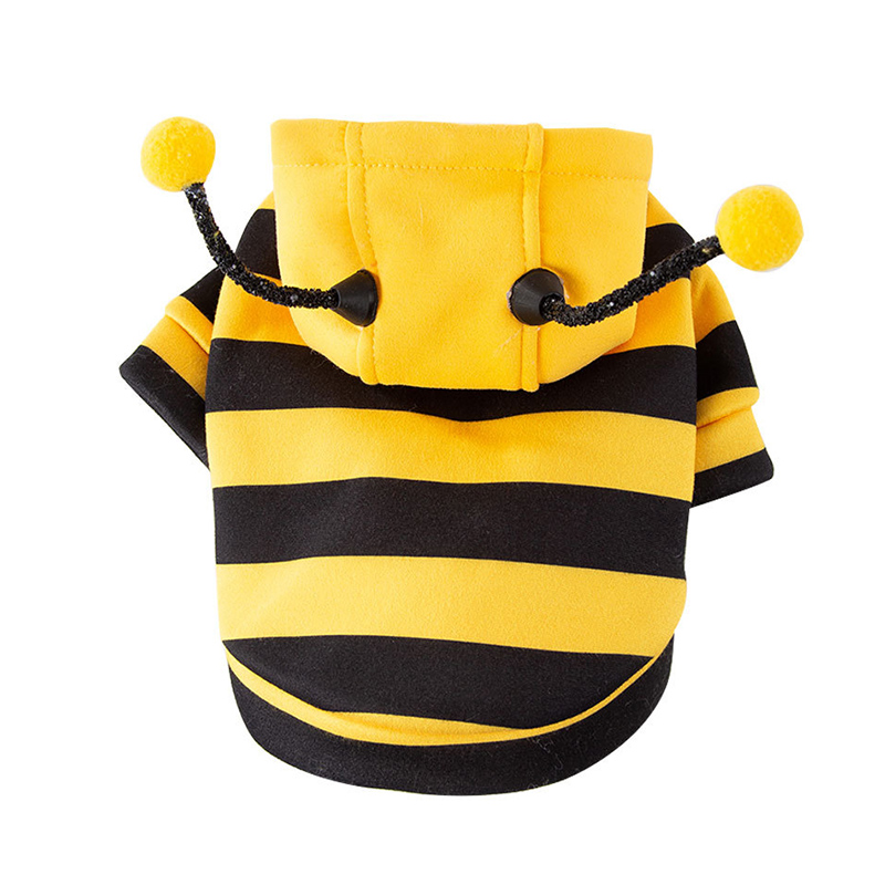 Engraçado animal de estimação gato traje com capuz listra gato hoodies para gatos gatinho, páscoa dia das bruxas abelha vestir-se festa roupa gato: XL