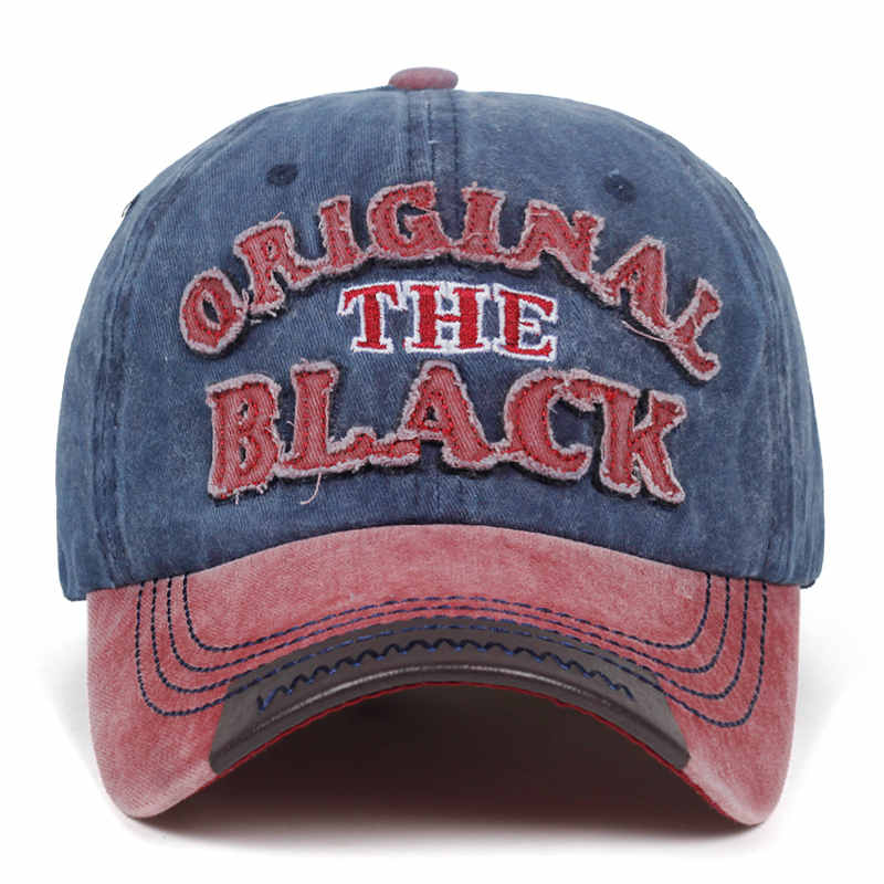 2019 nieuwe baseballpetten met letters, 100%  katoenen snapback-petten voor mannen, zomersporthoeden, verstelbare en wasbare buitenpetten: Blauw roze