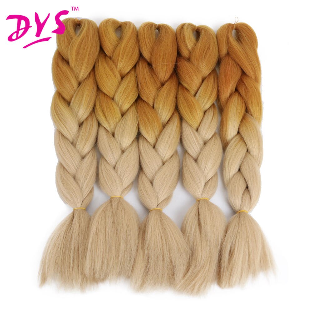 Deyngs Two Tone Grey/Purple Ombre Kanekalon Braidi... – Grandado