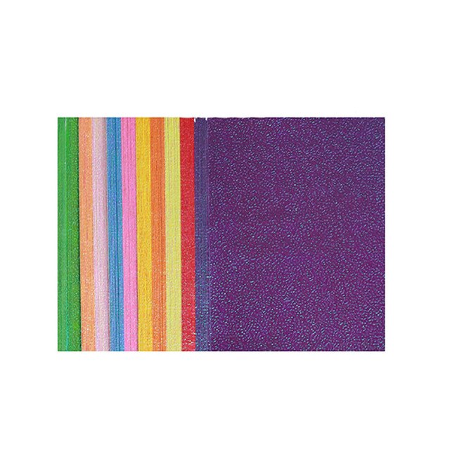 50Pcs Vierkante Origami Papier Parelmoer Gekleurde Diy Papier Vouwen Craft Supplies Scrapbooking Decoratie Enkele Glanzend Papier: B