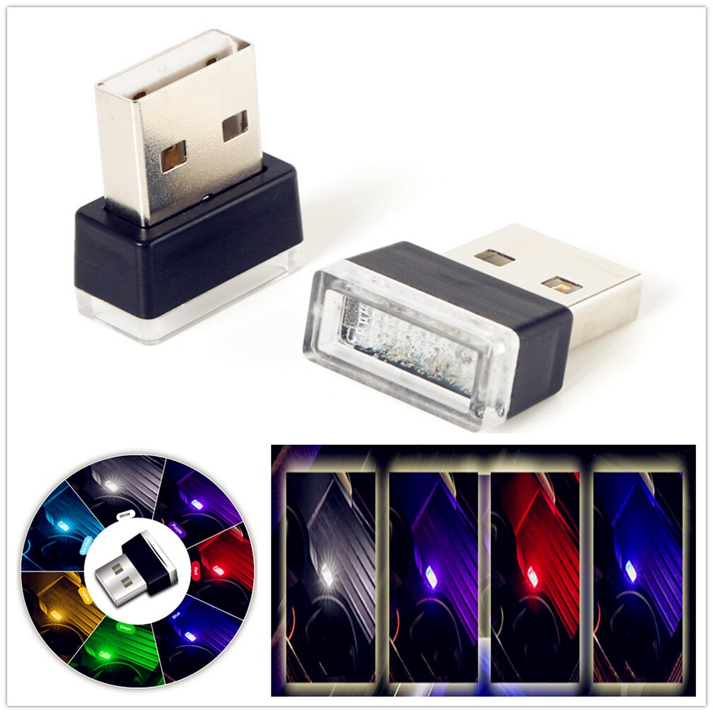 Auto-interieur Usb Sfeer Licht Plug Decor Lamp Voo... – Vicedeal