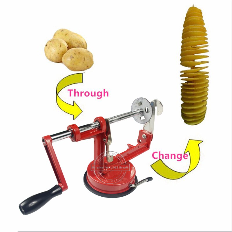 Hochwertige Edelstahl Handbuch Kartoffelchips Maschine Kartoffelschäler Schneiden Kreative Heimat Küche Kartoffel Hobel Cutter Bar