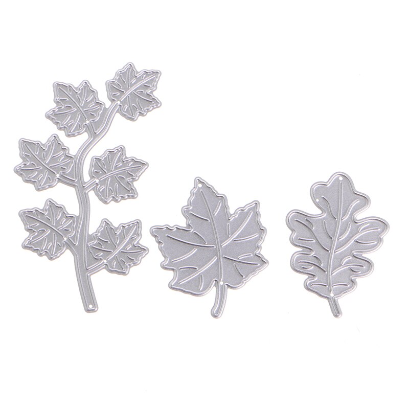 Maple Leaf Cutting Dies Stencils Scrapbook Album Embossing Card DIY Craft Decor N1HA