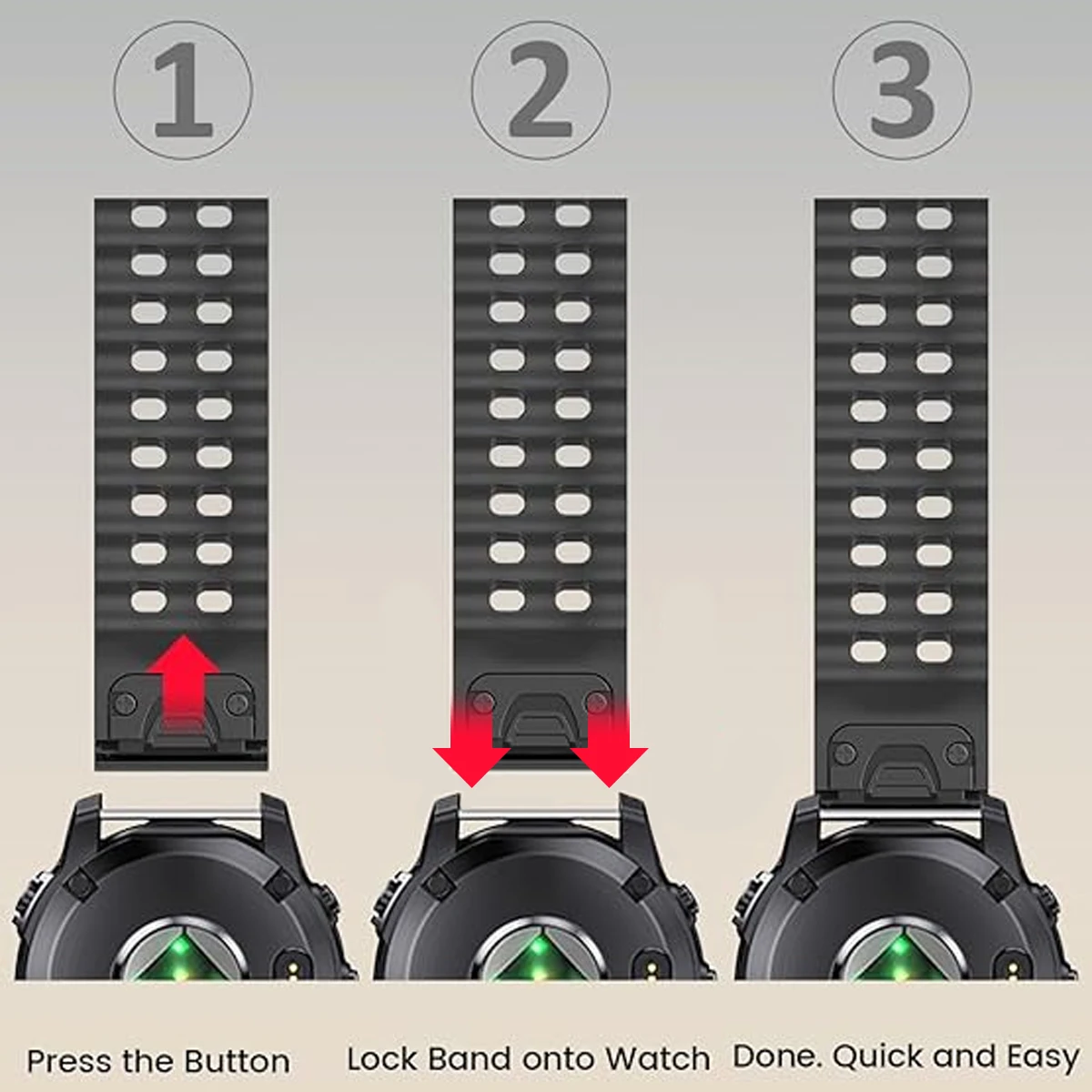 QuickFit 22mm 26mm Silicone Strap For Garmin Fenix 8 E 7 7X 6X Pro 5XPlus Epix Pro Gen 2 47mm 51mm/Enduro 3 Watchband Correa