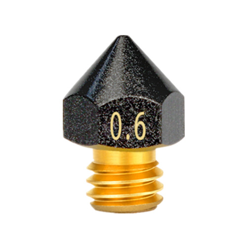 Buse revêtue de PTFE MK8, filetage M6 0.2/0.3/0.4/0.5/0.6/0.8/1.0mm pour buses d'imprimante 3D CR10 CR10S Ender-3, Filament 1.75mm: 1.5mm / Argent