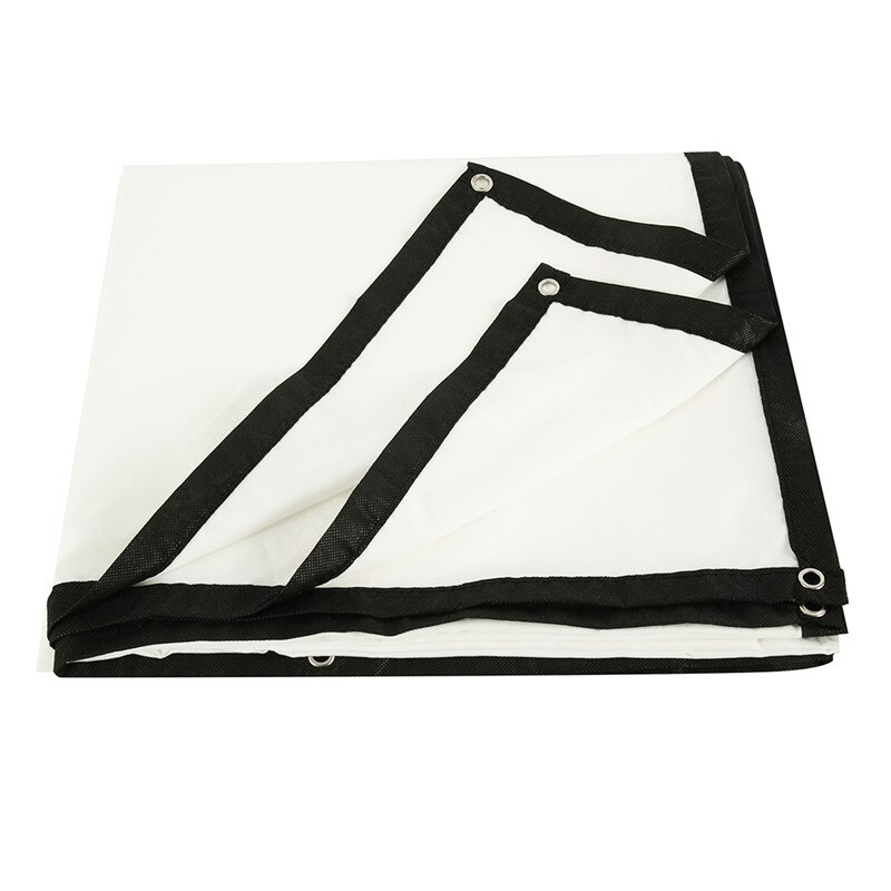 100/120 inch Projector Screen HD 16:9 White Dacron Diagonal Video Projection Screen Wall Mounted for Home Theater Movie