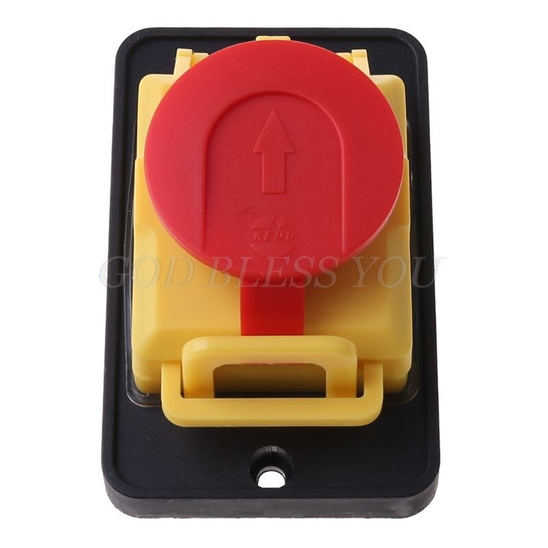 KJD12 250V 4Pin étanche arrêt de démarrage magnétique pas de commutateur de bouton-poussoir de dégagement de volts directe