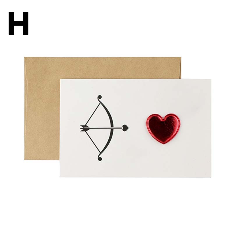 Miłość pocztówka zaproszenie na ślub pozdrowienia kartki z kopertą walentynki strona dekoracji słodkie opakowanie na prezent dostaw: 8