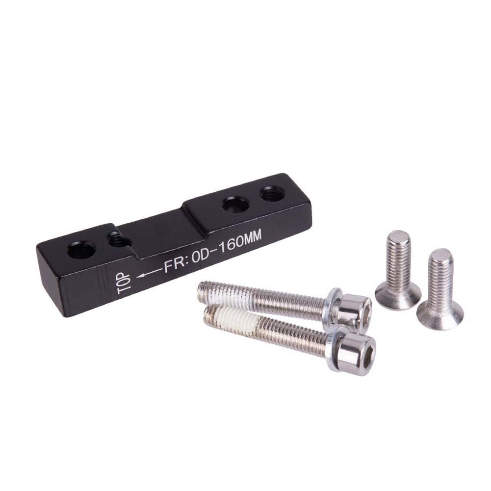 Road Bike Disc Brake Flat Mount Adapter Ultralight Aluminum Alloy Bracket Disc Brake Adaptor Bicycle Parts Accessories: FR160 black