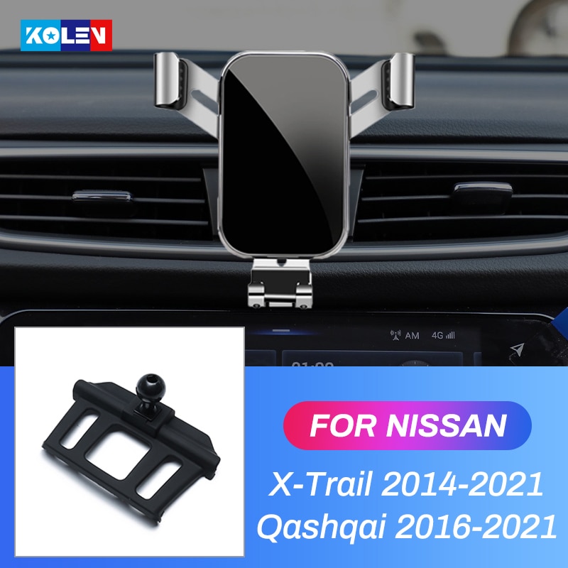 Car Mobile Phone Holder For Nissan X-Trail T32 Qashqai J11 Gravity Air Vent Special GPS Stand Navigation Mount Bracket