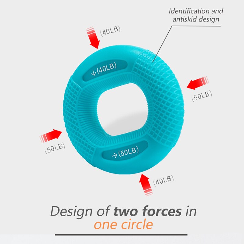 Hand Strengtheners Silicone Grip Ring,Hand Strength Wrist Device Grip Strength Trainer