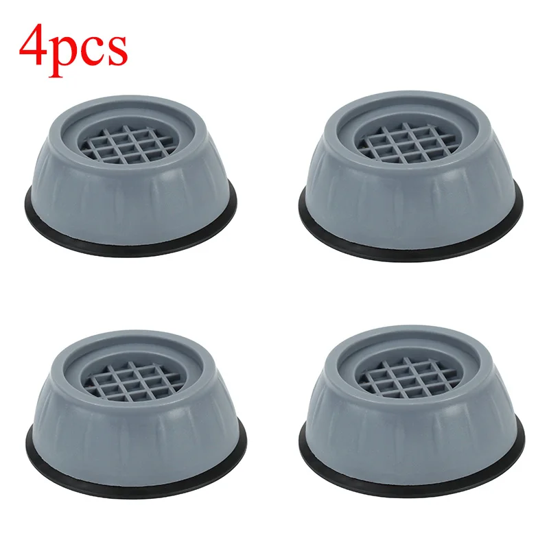 1/2/4Pcs Anti Vibration Füße Pads Gummi Matte Slipstop Stille Universal Waschmaschine Kühlschrank Unterstützung Dämpfer stehen: Greyish Braun