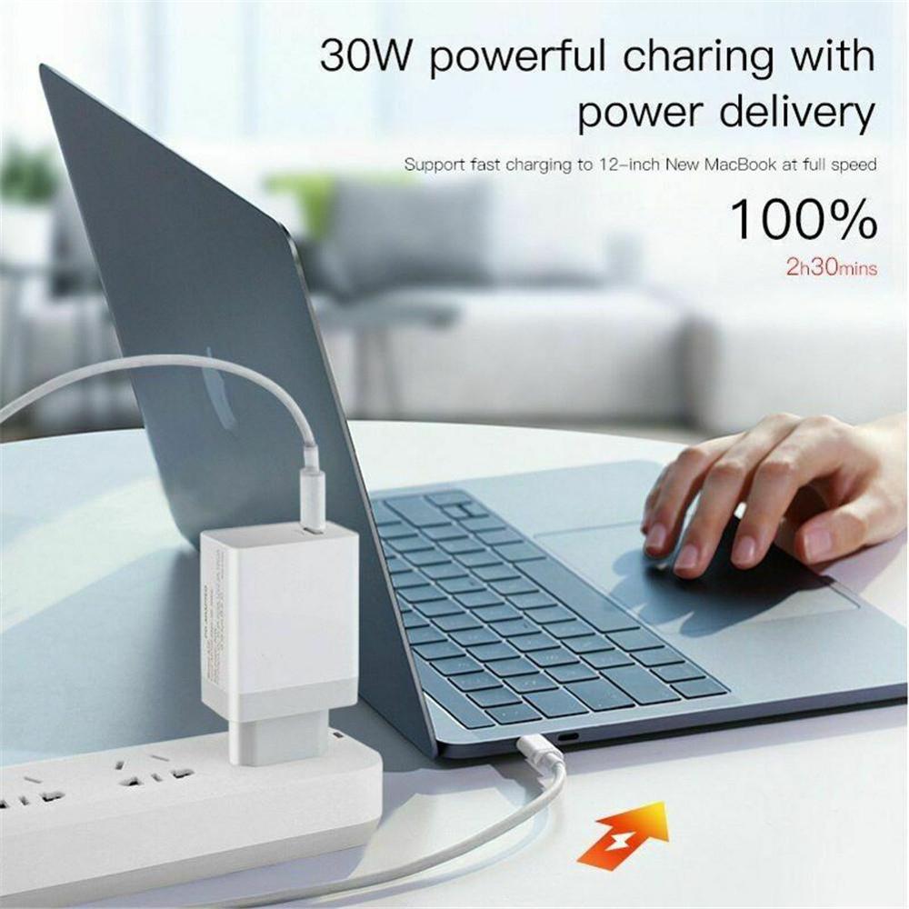 30W Pd Charger Usb Type-C Reizen Lader Snel Opladen Compatibel Voor Iphone Ipad Pro Macbook Tablet Usb C Quick Charge 4.0 3.0 Qc