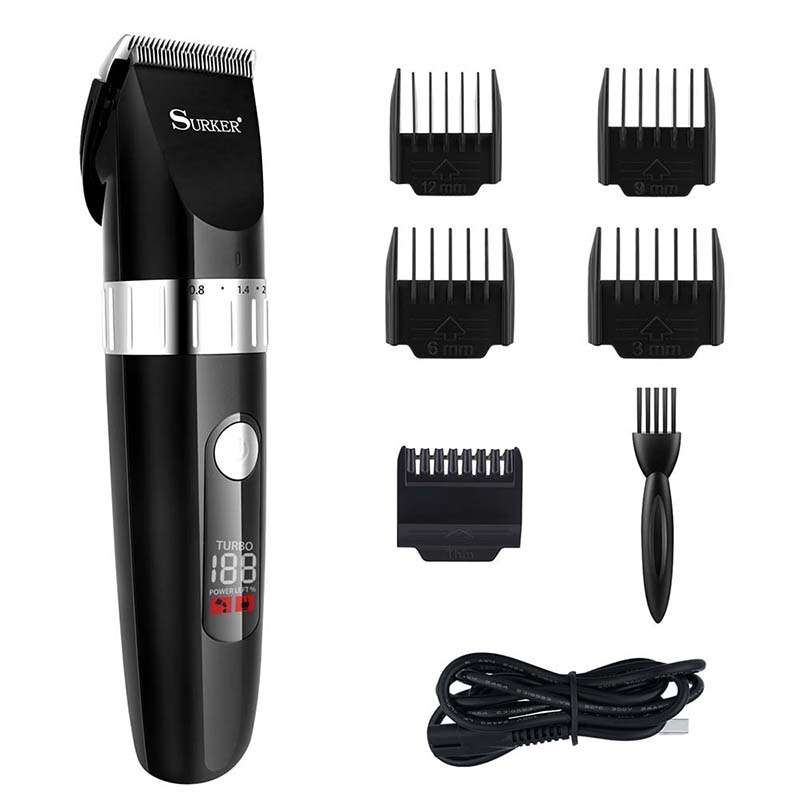 Elektrische Haar Clipper für Männer Hair Wasserdichte Trimmer Razor Haar Schneiden Maschine Barber Clippers LCD Diplay Haarschnitt