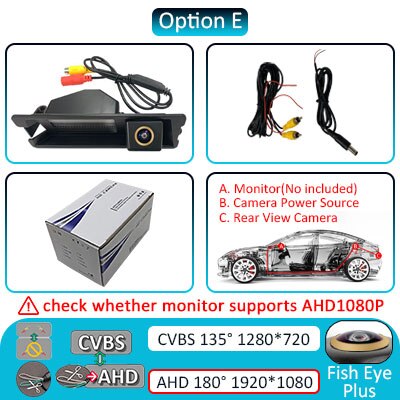 1080P AHD Rear view camera hd For Nissan March Renault Logan Renault Sandero car camera Vehicle Reversing camera Night vision: AHD-1080P