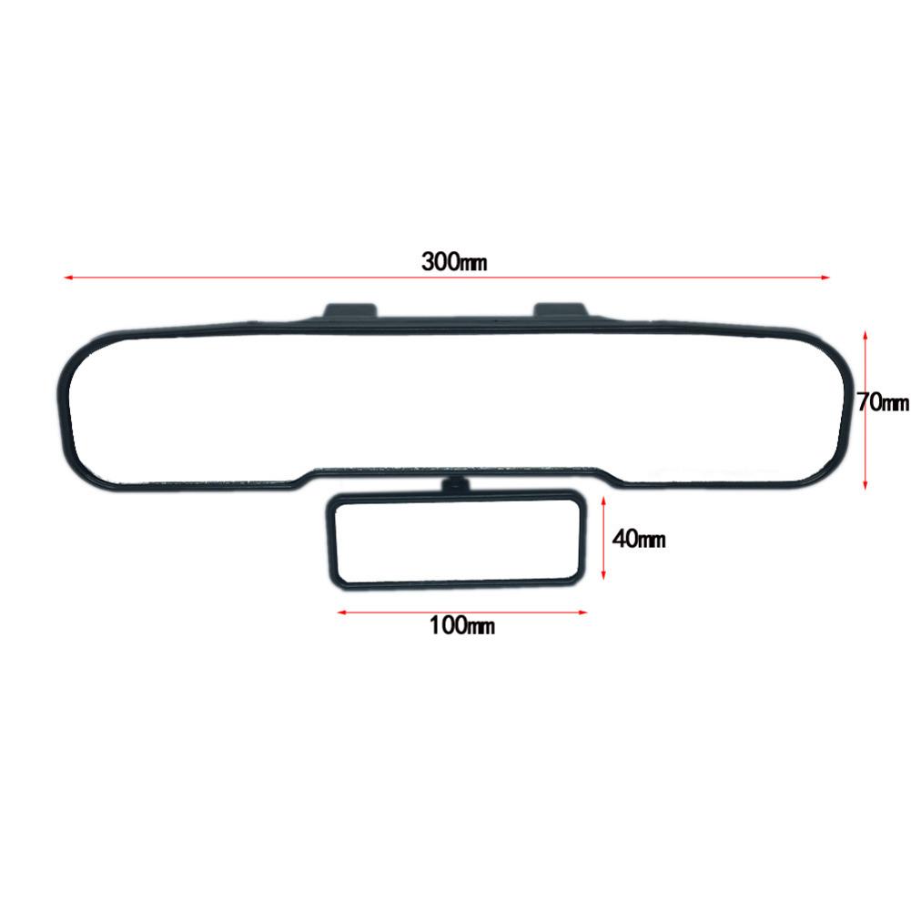 Espejos DE SEGURIDAD DE ÁNGULO AMPLIO giratorios 2 en 1 para coche, espejo retrovisor doble, accesorios interiores para niños pequeños