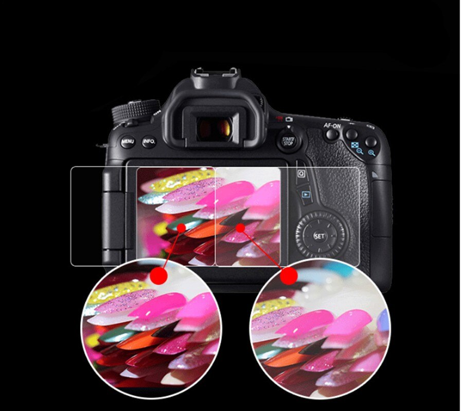 LCD Screen Protector Tempered Glass Film Cover For Sony Alpha A6000 RX100 A77 A6500 0.3MM Ultra-Thin 2.5D Scan Camera tempered