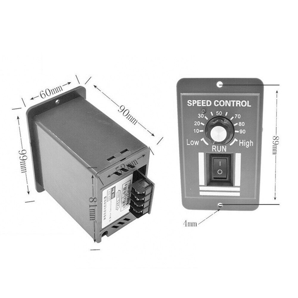 -DC Motor Controller 12V24V36V48V Motor Speed Control PWM Stepless Variable Speed Switch Controller Forward & Backward