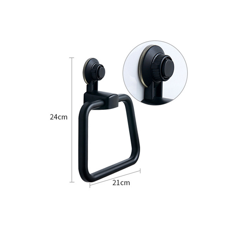 Vacuüm Zuignap Handdoek Ring Niet-Geperforeerde Handdoek Houder Voor Slaapkamer Badkamer Vochtbestendige Handdoeken Rack Badkamer Accessoires