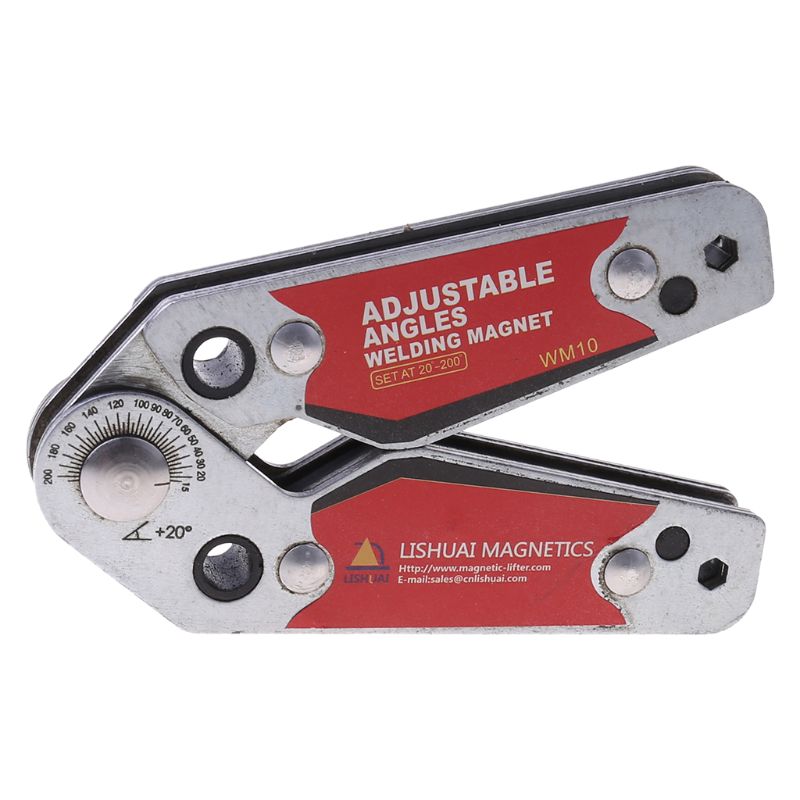 Soporte de soldadura magnética, ángulos ajustables, herramientas de localización de abrazadera de imanes 20-200 con posicionador de llave hexagonal, suministros de herramientas.: Size M