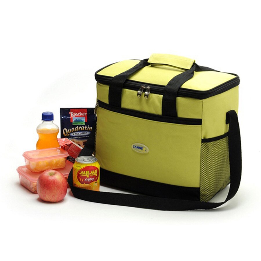 16l Thicken Folding Fresh Keeping Waterproof Nylon Lunch Bag Cooler Bag For Steak Insulation Thermal Bag Insulation Ice Pack