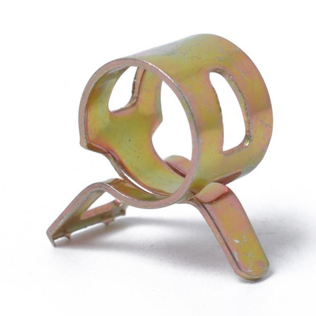 10x Spring Clip Fuel Hose Vacuum Line Silicone Pipe Tube Band Clamp Fastener