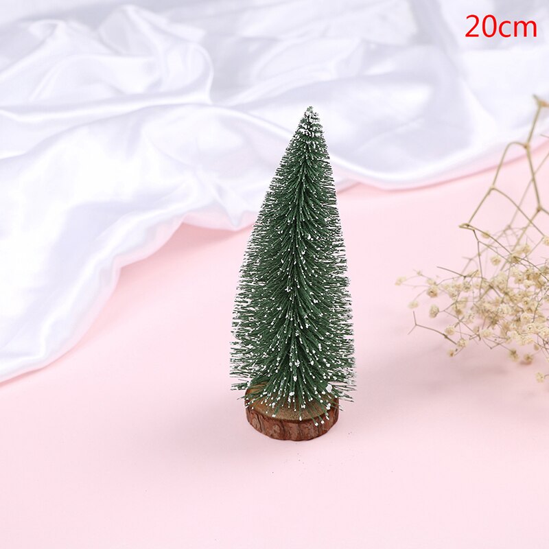 Hermosa mesa árbol de Navidad decoración Festival miniatura Navidad Pino árbol pequeño árbol de Navidad: M