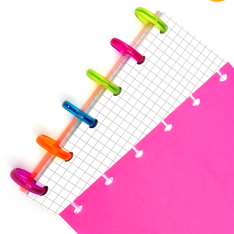 Office Supplies Mushroom Hole Disc-binding Loose Book Binding Ring Disc 10PCS/Lot Arc Binding Notebook Arc Binding Notebook