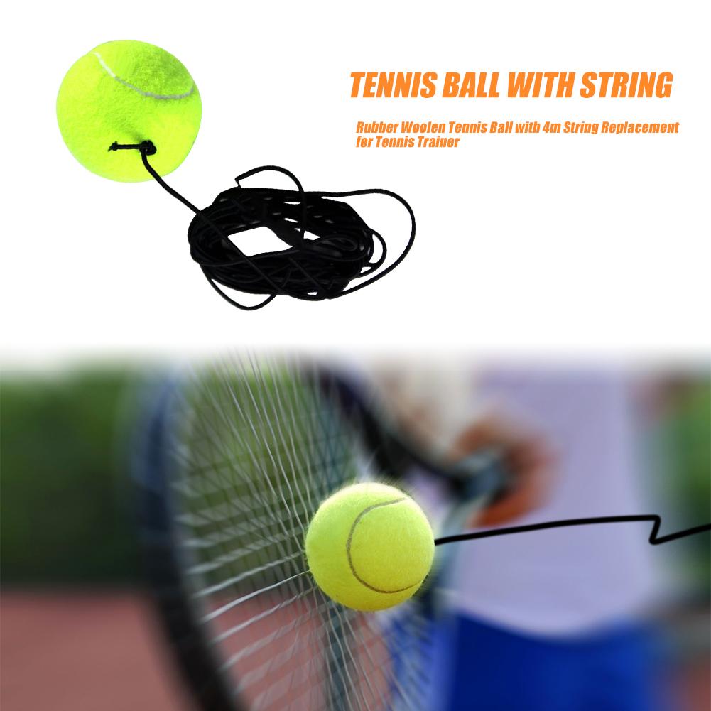 Tennis Ballen Klassieke Delicate Textuur Rubber Wollen Training Tennisbal Met String Vervanging Voor Tennis Trainer