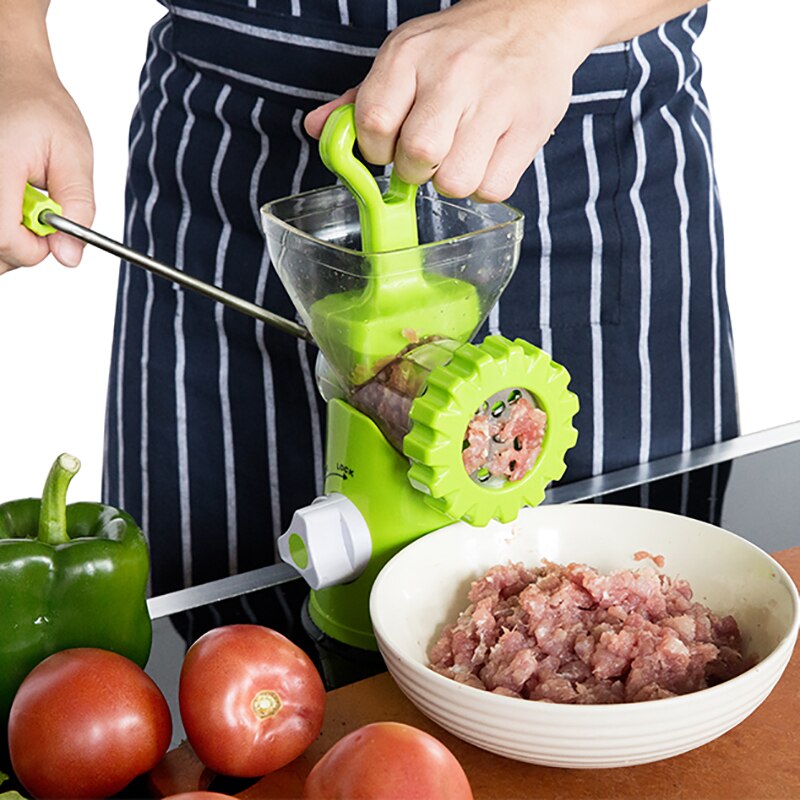 Kitchen Meat Grinder meat slicer For Mincing Meat/Vegetable/Spice Hand-cranked meat slicer Sausage food processor electric