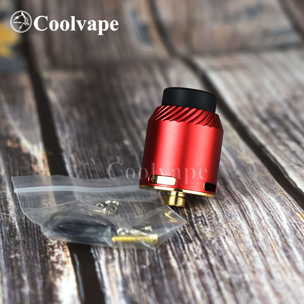 coolvape rda Apocalypse GEN 2 RDA with bf pin rebuildable 24mm Rebuilding Dripping Tank atomizer vs goon RDA: red / only rda