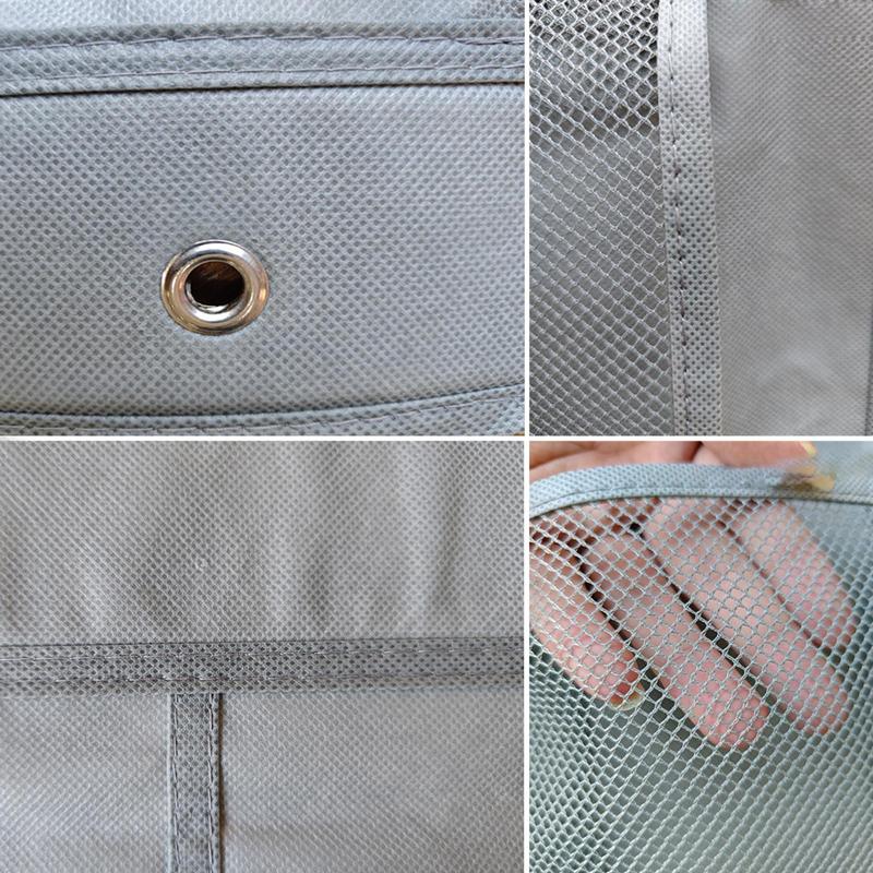 Organizador de sapatos para artigos diversos, 6 compartimentos, montagem na parede, sobre a porta, saco de armazenamento pendurado, bolsos de malha para parede