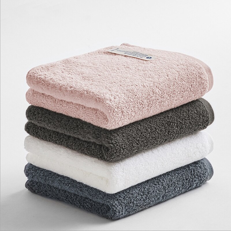Serviette peignée 100% coton pour adulte, lavage du visage, simple et pur