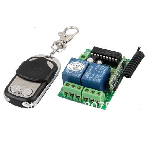 DC 12V 10A 2 CH RF Wireless Remote Control Switch and remote System For Smart/smatr Home light